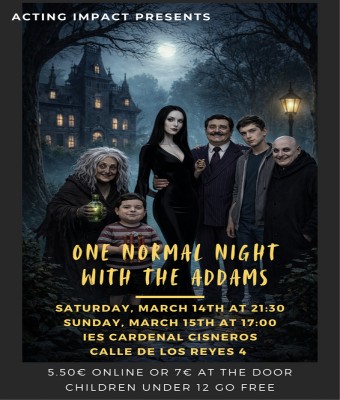 Acting Impact presents One Normal Night with the Addams en Madrid