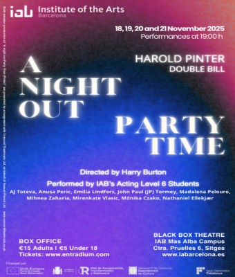 Double bill: A NIGHT OUT and PARTY TIME - IAB Acting Performance en Barcelona