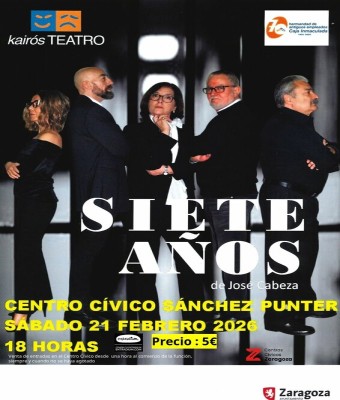SIETE AÑOS de JOSÉ CABEZA. Kairós Teatro en Zaragoza