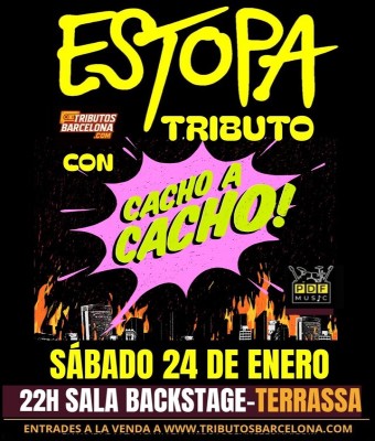 TRIBUTO A ESTOPA con CACHO A CACHO en Barcelona