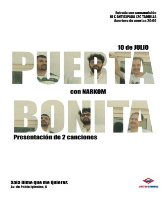 Puerta Bonita + Narkom en Madrid
