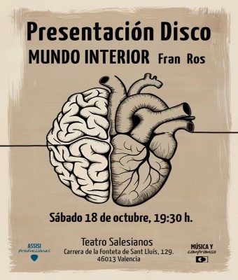 Presentación disco MUNDO INTERIOR de Fran Ros en Valencia/València