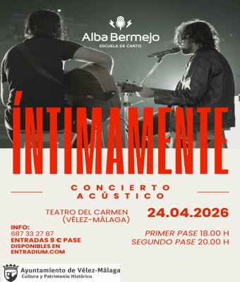 Íntimamente - Concierto de duetos en acústico Vélez-Málaga