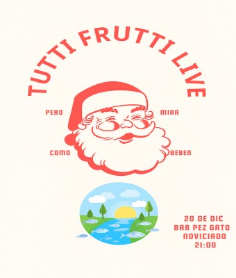 Concierto Navidad Tutti Frutti Sabado 20 de Diciembre en Madrid