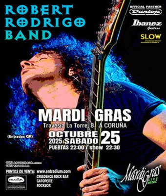 ROBERT RODRIGO BAND (Mardi Gras, A CORUÑA) en Coruña, A