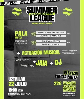 Summer League - Plentzia en Bizkaia