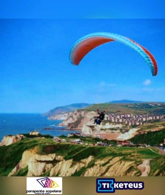 VUELO EN PARAPENTE BIPLAZA- Sopelana (Bilbao) en Bizkaia