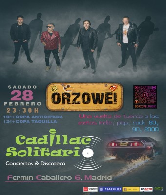 Orzowei - Tributo pop, rock e indie en Madrid