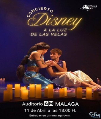 Disney a la luz de las velas en Málaga