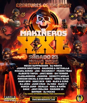 Makineros XXL en Fabrik 2026 en Madrid