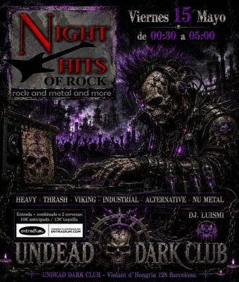 NIGHT HITS OF ROCK en Barcelona