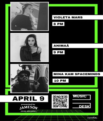 MUSIC DESK presents: ANIMAÂ - VIOLETA MARS - MINA KAM SPACEMINDS en Barcelona