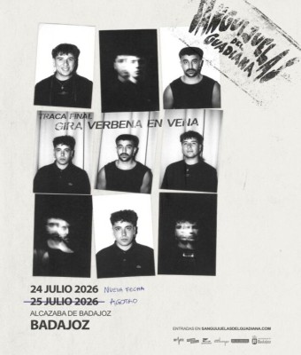 CONCIERTO SANGUIJUELAS DEL GUADIANA - BADAJOZ - ALCAZABA DE BADAJOZ - VIERNES 24 DE JULIO
