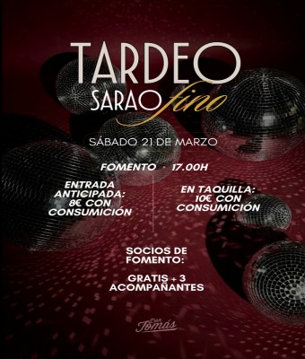 Tardeo Sábado - Sarao Fino en Valencia/València
