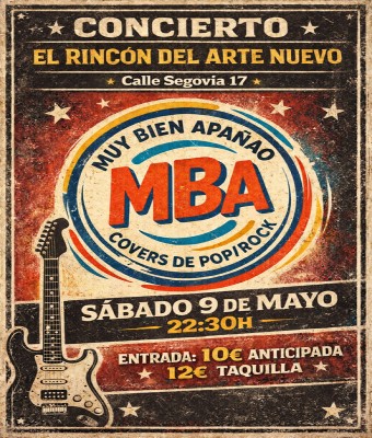 MBA en el Rincon del Arte Nuevo en Madrid