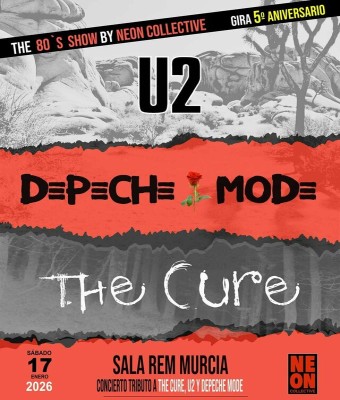 Entradas con descuento: Tributos a U2, DEPECHE MODE Y THE CURE en Murcia en Burgos