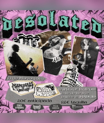 Desolated + Aggressive & Voiceless + South Misery en Madrid