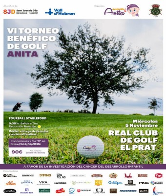 VI Torneo Benéfico de Golf ANITA en Barcelona