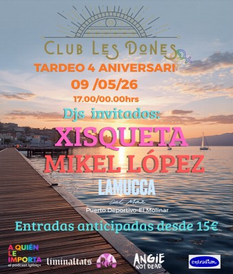 TARDEO 4 ANIVERSARI CLUB LES DONES en Balears, Illes