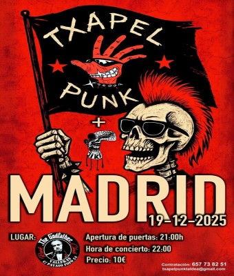 TXAPELPUNK + JIKE - MADRID - THE GODFALTHER
