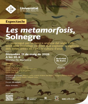 Les metamorfosis a càrrec de Solnegre. Música anglesa del segle XVII en Balears, Illes