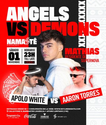 Angels vs Demons- 1 Noviembre en Huesca