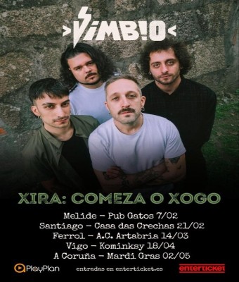 VIMBIO - A CORUÑA - MARDI GRAS - SÁBADO 2 MAIO en La Coruña