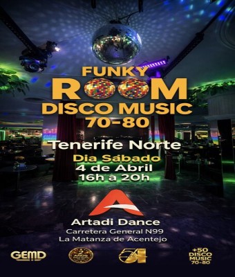 Funky Room Disco Music 70-80, TF Norte  en Santa Cruz de Tenerife