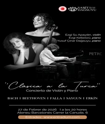 Clásica a la Turca -Concierto de Violín y Piano  en Barcelona