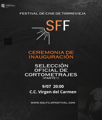 Inauguración 9/07 - 20:00 Sol Film Festival   / Opening and Screening 9 JULY en Alicante/Alacant