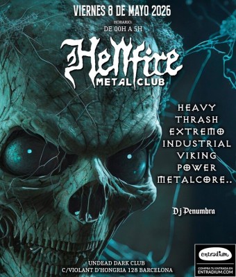HELLFIRE METAL CLUB  - 8 de mayo en Barcelona