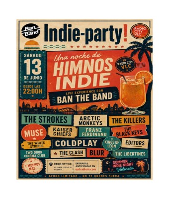 Indie Party! Radio City  en Valencia/València