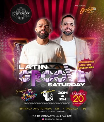 SÁBADO 20/09/25 LATIN GROOVE en Navarra