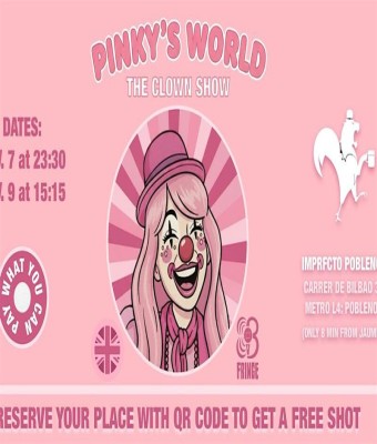 Pinky’s World: Shear Madness (FREE) · The Clown Show · ENG · BCN FRINGE en Barcelona