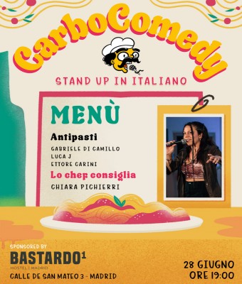 CarboComedy - Italian Stand Up Comedy Show en Madrid