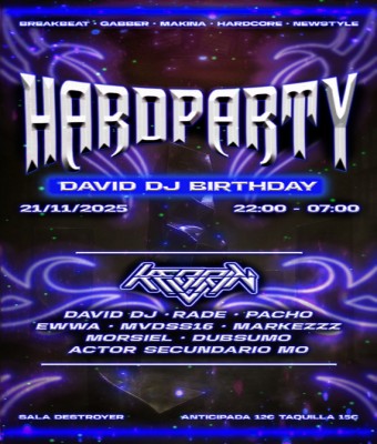 Hard party (daviddjbirthay) en Almería