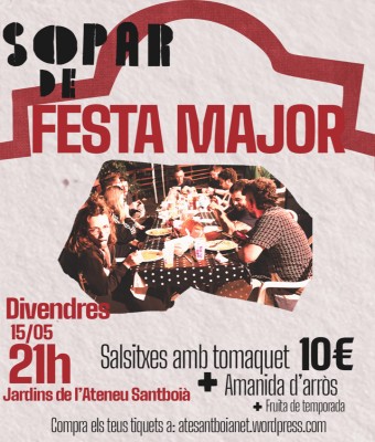 Sopar de Festa Major en Barcelona
