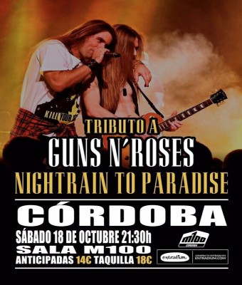 Tributo a GUNS N ROSES - Nightrain to Paradise - CÓRDOBA