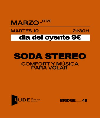 Soda Stereo, Comfort y Música para Volar · AUDE: Sesión de escucha en Barcelona