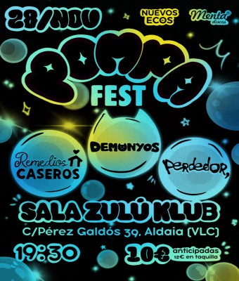 POMPA FEST: DEMONYOS + REMEDIOS CASEROS + PERDEDOR en Valencia/València