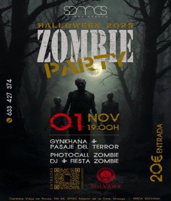 SOMOS "HALLOWEEN ZOMBIE PARTY" en Málaga