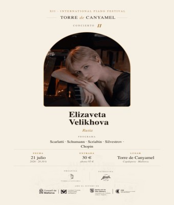 Elizaveta Velikhova. XII Internacional Piano festival Torre de Canyamel  en Balears, Illes