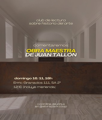 Club de lectura sobre historia del arte - A las Musas en Barcelona