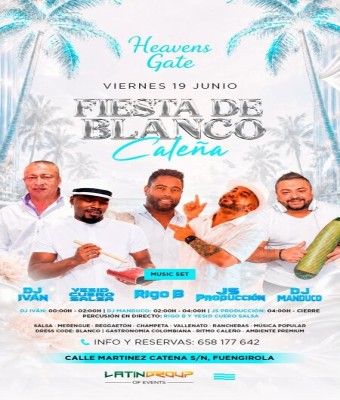 Fiesta de Blanco Caleña en Málaga