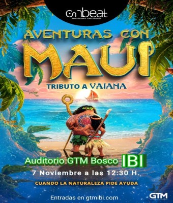 AVENTURAS CON MAUI - TRIBUTO VAIANA  en  IBI en Alicante