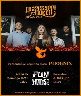 Mississippi Queen & The Wet Dogs en Fun House Madrid