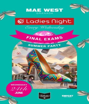 Discoteca Mae West Granada - Miércoles 24 Junio de Ladies Night