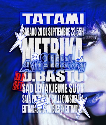 Afterparty METRIKA x TATAMI – DJ SET: D.Basto en Salamanca