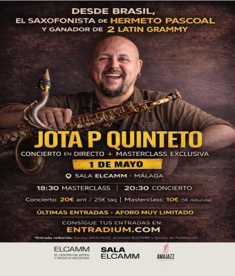 Jota P & Grupo en la Sala ELCAMM en Málaga