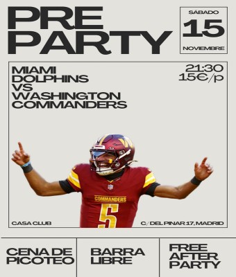 Preparty NFL - CASA CLUB en Madrid